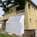 Meeting CE heat pump r410A apartment adopts air-to-water heat pump for heating and cooling